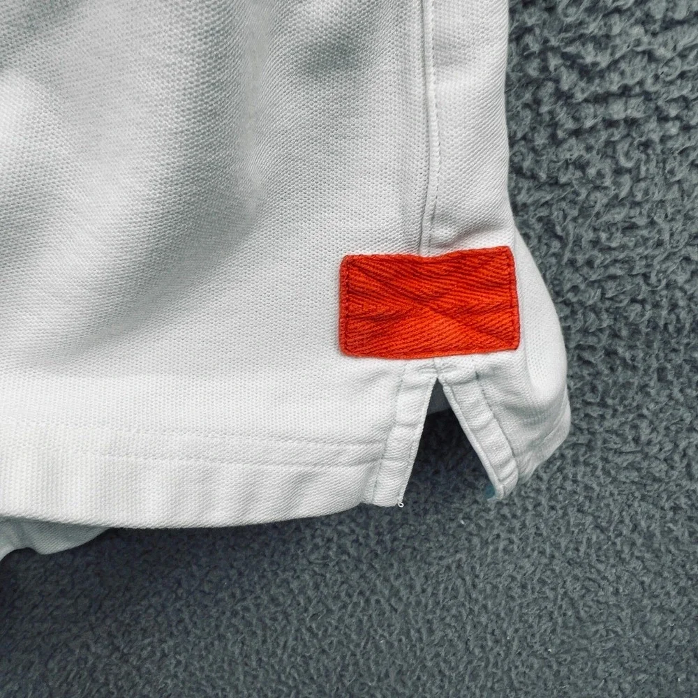 Orvis Men Polo Shirt XXL White Fly Fishing Logo Casual Classic Preppy Minimalist